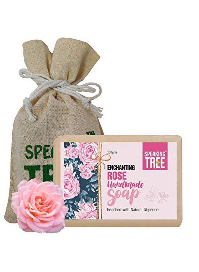 Speaking Tree Enchanting Rose Handmade Soap (100Gms) - Image 2