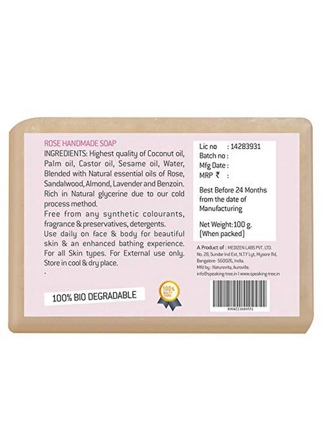 Speaking Tree Enchanting Rose Handmade Soap (100Gms) - Image 4