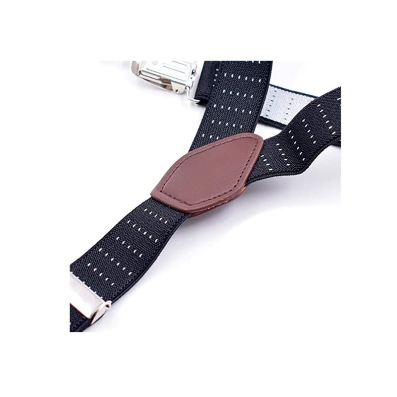 Barakah Mens Shirt Stays Military Adjustable Elastic Garter Straps Sock Non-slip Locking Clamps Long-Lasting Shirt Stays Signature Shirt Stays Shirts Holder for Men (Y-Style, Select Series) - Image 5