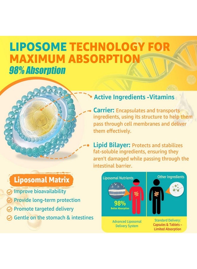 NEVISS Vitamin D3 Drops for Adults & Kids, Liposomal Vitamin D3 K2 MK-7 w/ Vitamin A & E - High Absorption Liquid K2 D3 Vitamin Supplement for - Calcium Absorption, Strong Bones, Teeth & Immune Health 2 Pack  - Image 3