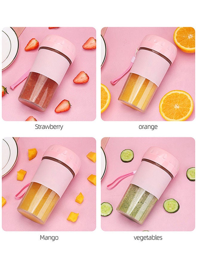 NIBEMINENT Portable Juicer Cup Blender Blue/Clear - Image 5