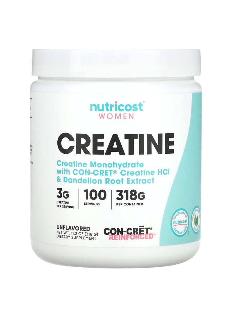 Women, Creatine, Unflavored, 11.2 oz (318 g)