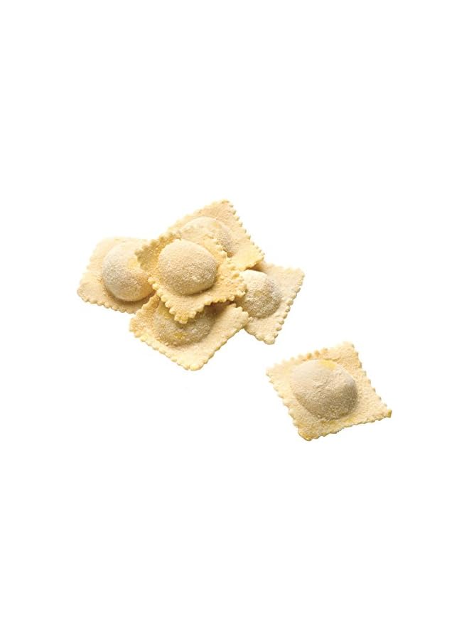 S-TOP Set of 2 Stainless Steel Ravioli Stamps & Cutters-Square and Circle, Alloy Steel, Silver, One Size - Image 4