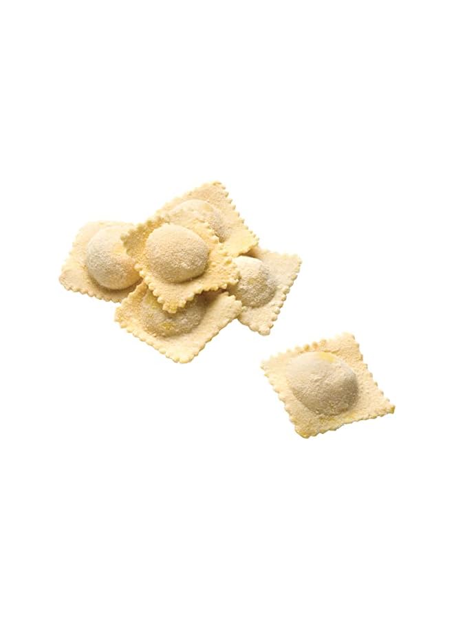 S-TOP Set of 2 Stainless Steel Ravioli Stamps & Cutters-Square and Circle, Alloy Steel, Silver, One Size - Image 3