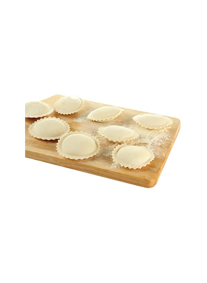 S-TOP Set of 2 Stainless Steel Ravioli Stamps & Cutters-Square and Circle, Alloy Steel, Silver, One Size - Image 2