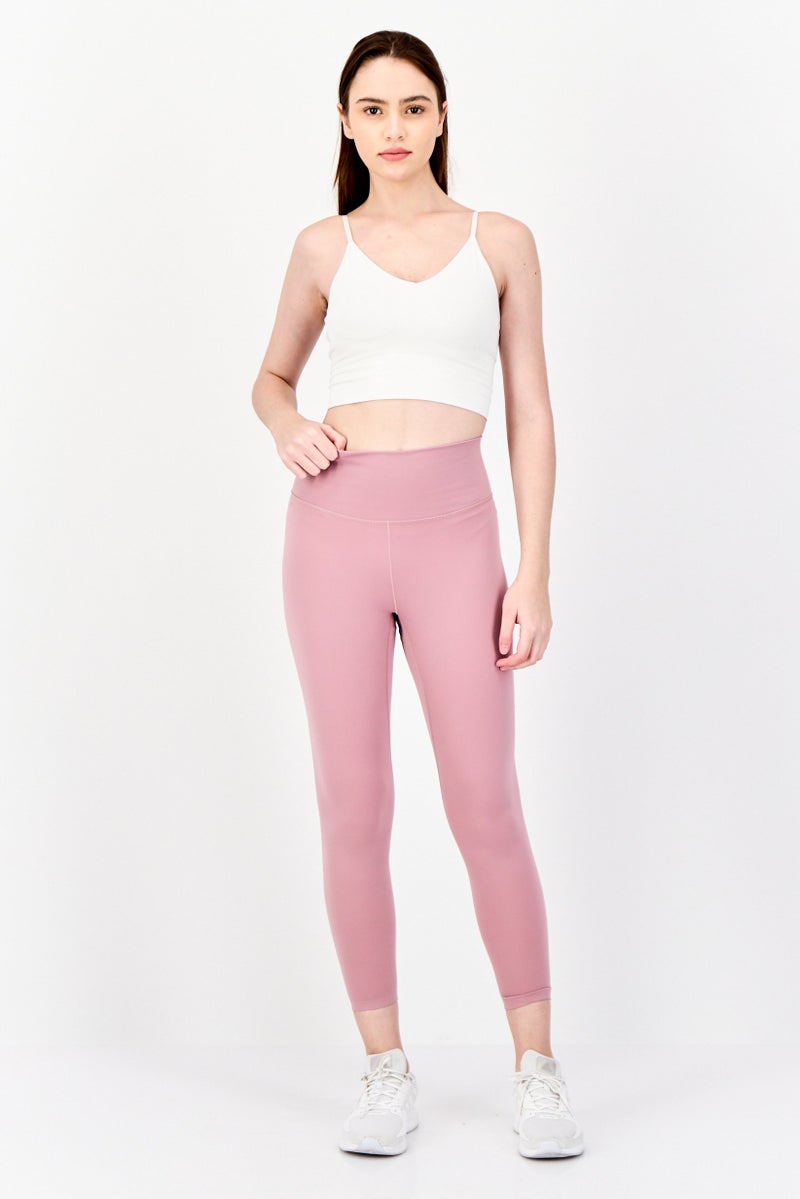 Adidas Women Sportswear Fit Training Leggings, Mauve  - Image 3