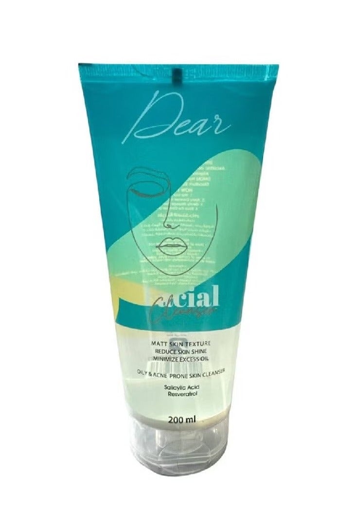 دير منظف ​​الوجه للبشرة الدهنية والمعرضة لحب الشباب 200 مل - Image 1