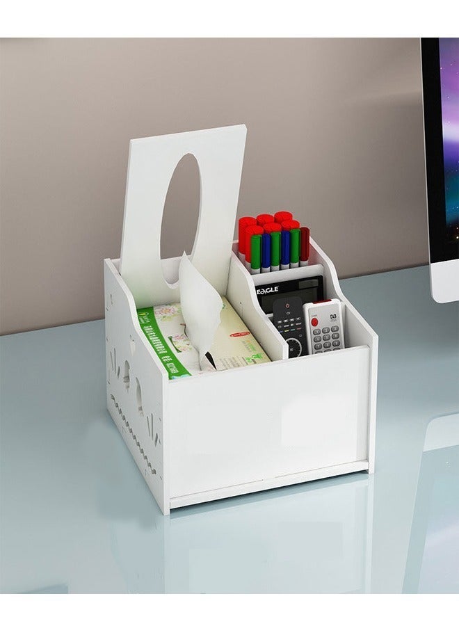 Raffine Desktop Multifunctional Storage Box Cosmetics Storage Tissue Box - Image 2