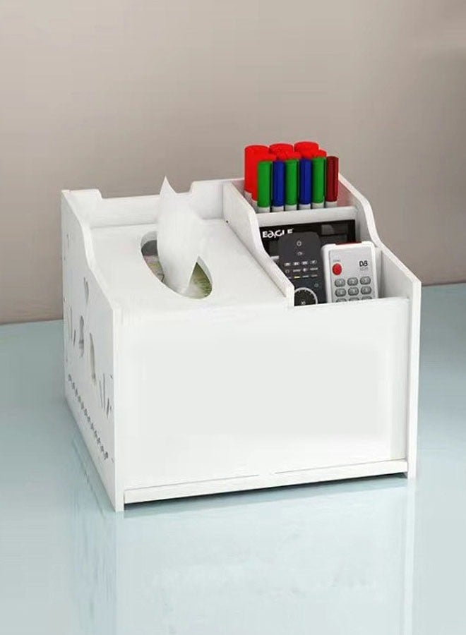 Raffine Desktop Multifunctional Storage Box Cosmetics Storage Tissue Box - Image 1