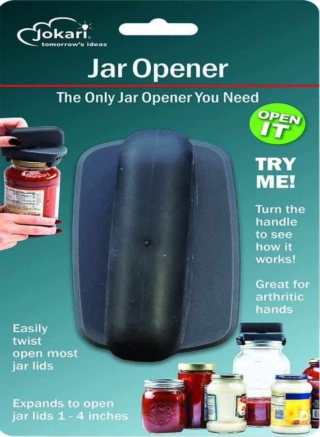 Jokari Easy Grip Adjustable Jar Opener to Open Jars with Lids of Virtually Any Size. Perfect Kitchen Gadget Accessory So Anyone With Arthritis, Weak Grip Strength or Sore Hands Can Twist Tops Easily - Image 1