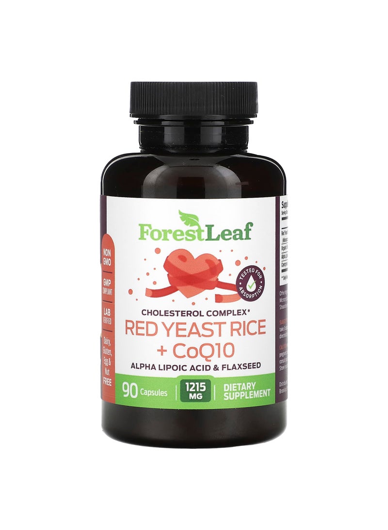 Red Yeast Rice + CoQ10, 90 Capsules