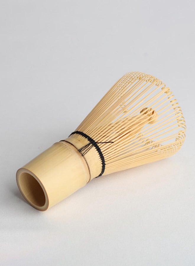 Green Tea Powder Bamboo Beater Whisk Brush Brown - Image 5