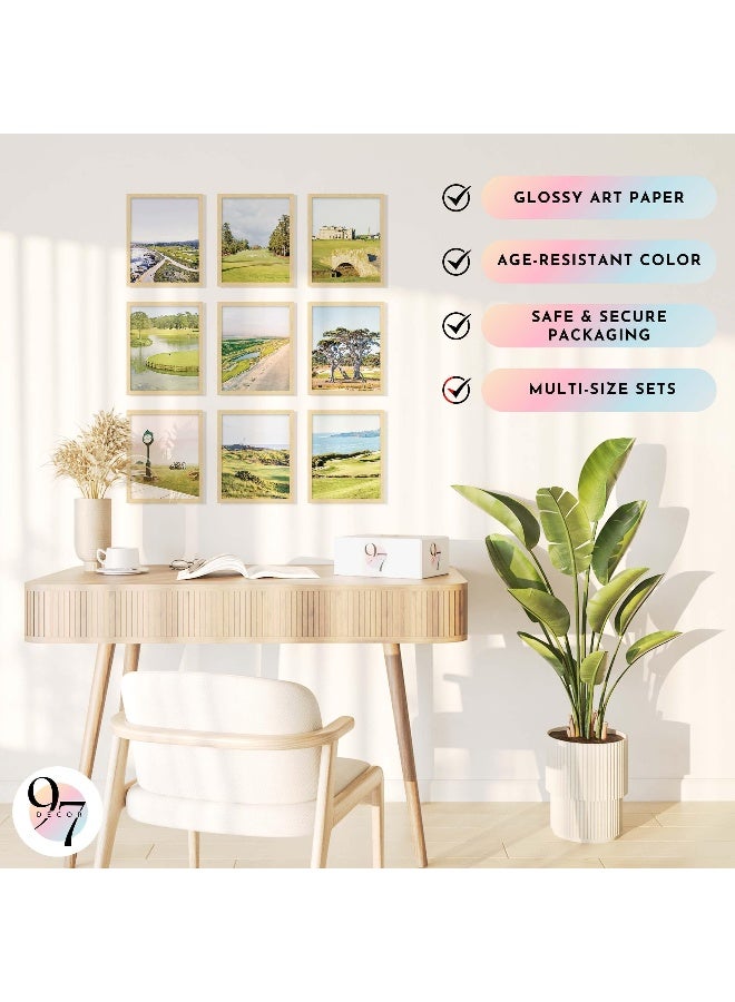 97 Decor Decor Masters Golf Wall Art - Sawgrass & Augusta National Golf Course Prints, Landscape Photos for Bedroom Decoration (8x10 UNFRAMED) - Image 5