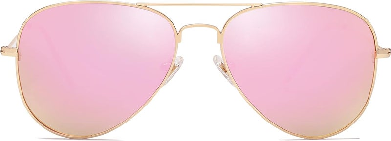 Sojos Dense material SOJOS Classic Aviator Polarized Sunglasses for Men Women Vintage Retro Style Trendy natural tone options - Image 1