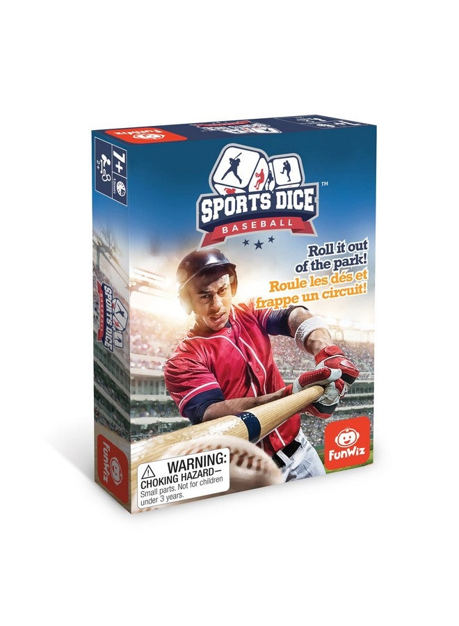 FoxMind Games: Sports Dice, Baseball, Roll it Out of The Park, Easy to Learn, Fun to Play, Play with Up to 4 Players, for Ages 7 and up - Image 1