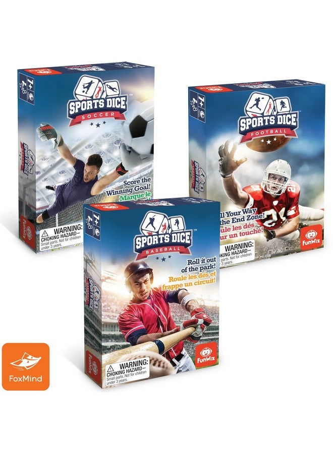FoxMind Games: Sports Dice, Baseball, Roll it Out of The Park, Easy to Learn, Fun to Play, Play with Up to 4 Players, for Ages 7 and up - Image 3
