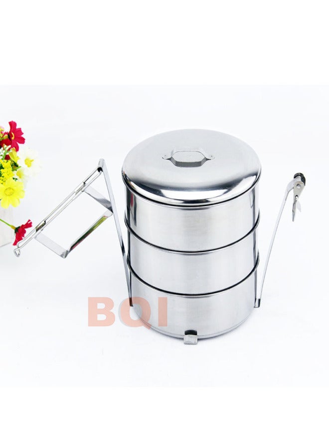 Magnetic Stainless Steel Food Grid 12cm14cm16cm Two-layer Three-layer Four-layer Five-layer Pot Steel Handle Food Basket Basket-Specifications:14cm Four Layers  - Image 4