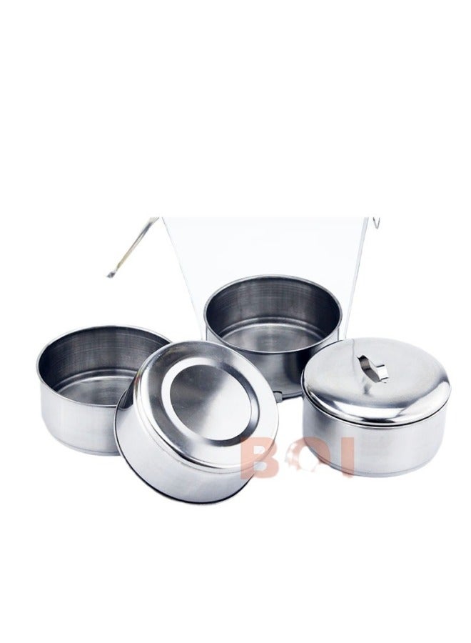 Magnetic Stainless Steel Food Grid 12cm14cm16cm Two-layer Three-layer Four-layer Five-layer Pot Steel Handle Food Basket Basket-Specifications:14cm Four Layers  - Image 5