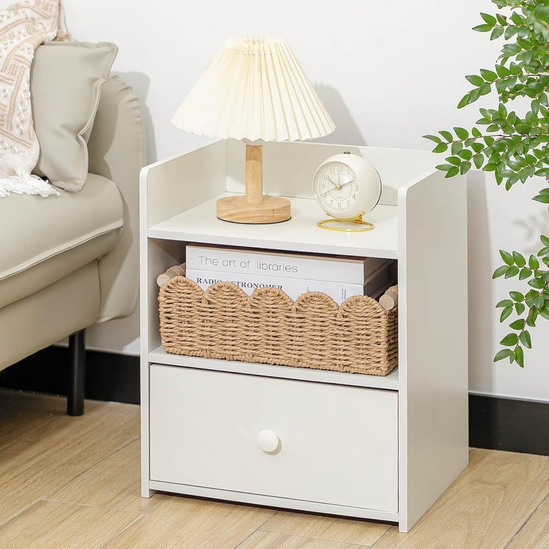 CubesLand Paper Rope Scalloped Edge Decor Baskets for Home, Living Room, Bedroom, Toilet Basket for Over Toilet Storage Shelf, End Table, Shelves and More, Both Storage&Decor, Set 2 Neutral - Image 5