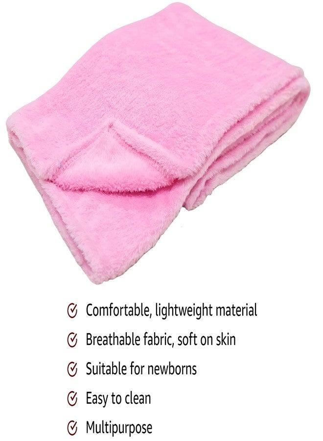 BRANDONN Baby Blankets new Born Combo Pack of Crib Wrapping Sheet Pack of 2 - Image 2