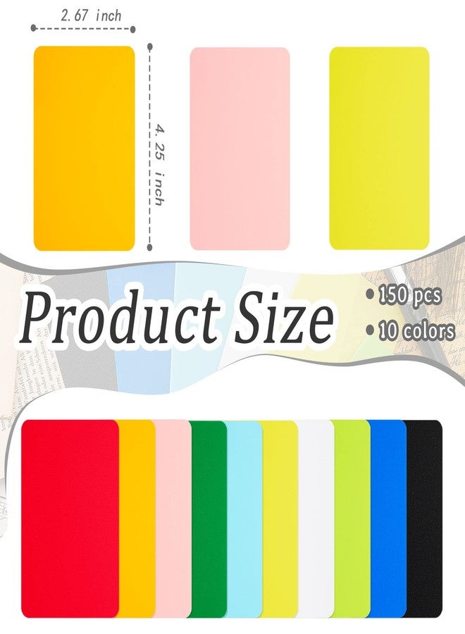 Zomiboo 150 Pieces Tall Trading Card Dividers, Plastic Trading Card Page Dividers for Games Sports Baseball, 2.7 x 4.2 Inch (Multicolor) - Image 2