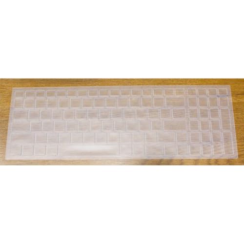 Saco Laptop Keyboard Skin Cover Compatible for Acer Aspire Lite AL15-41 / AL15-52 / AL15-53 | Acer Aspire 7 A715-79G | Acer ALG AL15G-52 / AL15G-53 Series 15.6 Inch Gaming Laptops - Transparent - Image 3