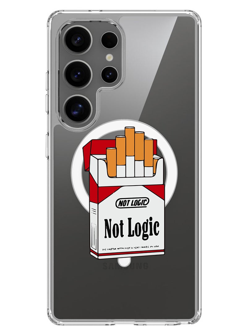 Theodor Magnetic Case for Samsung Galaxy S25 Ultra 6.9-inch Compatible with MagSafe Wireless Charging, Shockproof Phone Bumper Cover Not Logic - Image 1