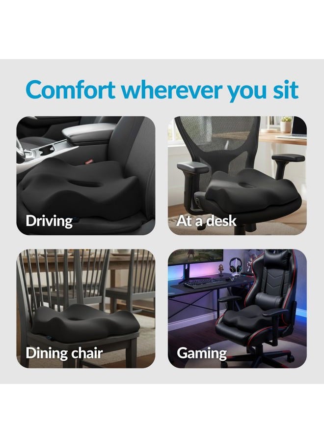 Everlasting Comfort وسادة مقعد متميزة نسخة مغلقة باللون الأسود - Image 5