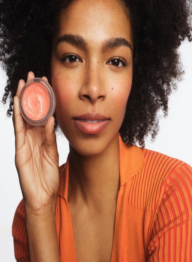 goop Beauty Cream Blush | Sheer Pop of Color for Lips & Cheeks | Vitamin C, Vitamin E & Safflower Oil | Natural Makeup for Glowing Skin | 0.5 oz | Slipper - Creamy Peach - Image 3