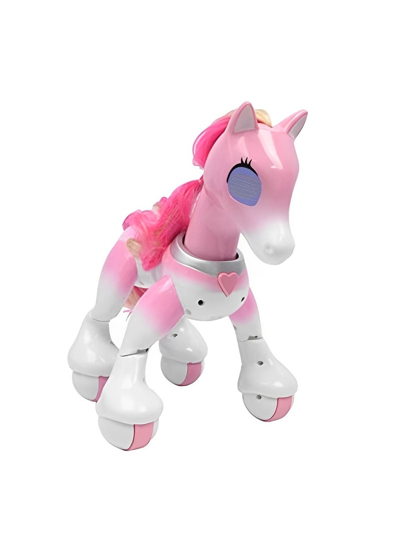 null - Electric Smart Unicorn Pony Toy with Remote Control, Touch Induction Dancing, Singing, Stories, Sleep Programming for Kids - Image 1