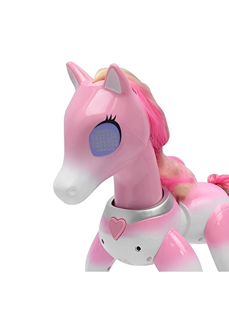 null - Electric Smart Unicorn Pony Toy with Remote Control, Touch Induction Dancing, Singing, Stories, Sleep Programming for Kids - Image 1