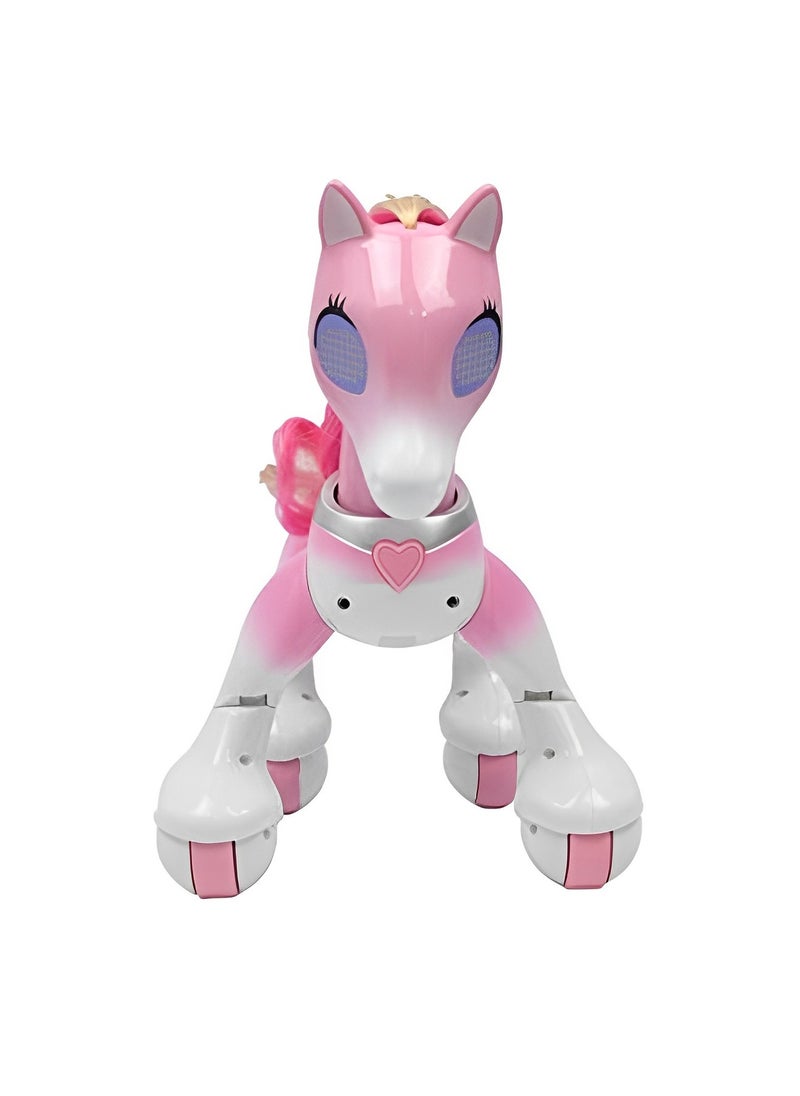 null - Electric Smart Unicorn Pony Toy with Remote Control, Touch Induction Dancing, Singing, Stories, Sleep Programming for Kids - Image 1