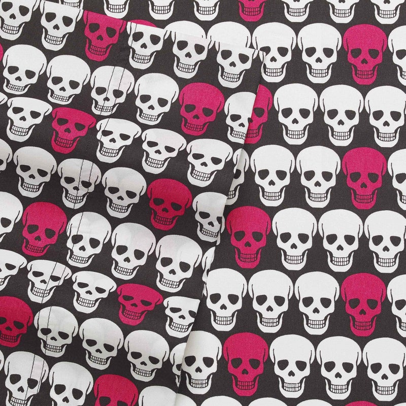 Betsey Johnson - Queen Sheets  Soft & Lightweight Bedding  Fade & Wrinkle Resistant (Skulls  Queen) - Image 3