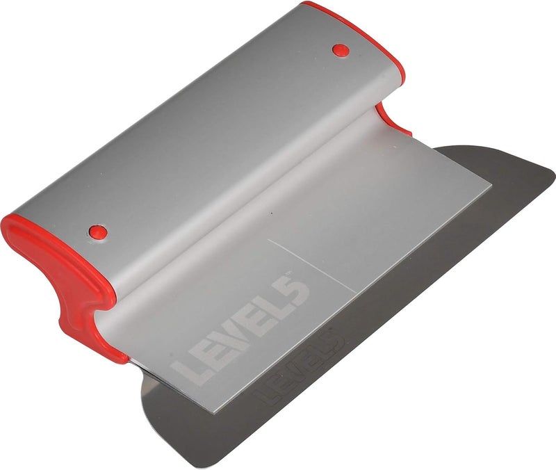 Level-5 10-Inch Skimming Blade | Precision 0.3mm German Stainless Steel Blade Insert (Replaceable), Ergonomic Aluminum Blade Profile | 4-910 - Image 1