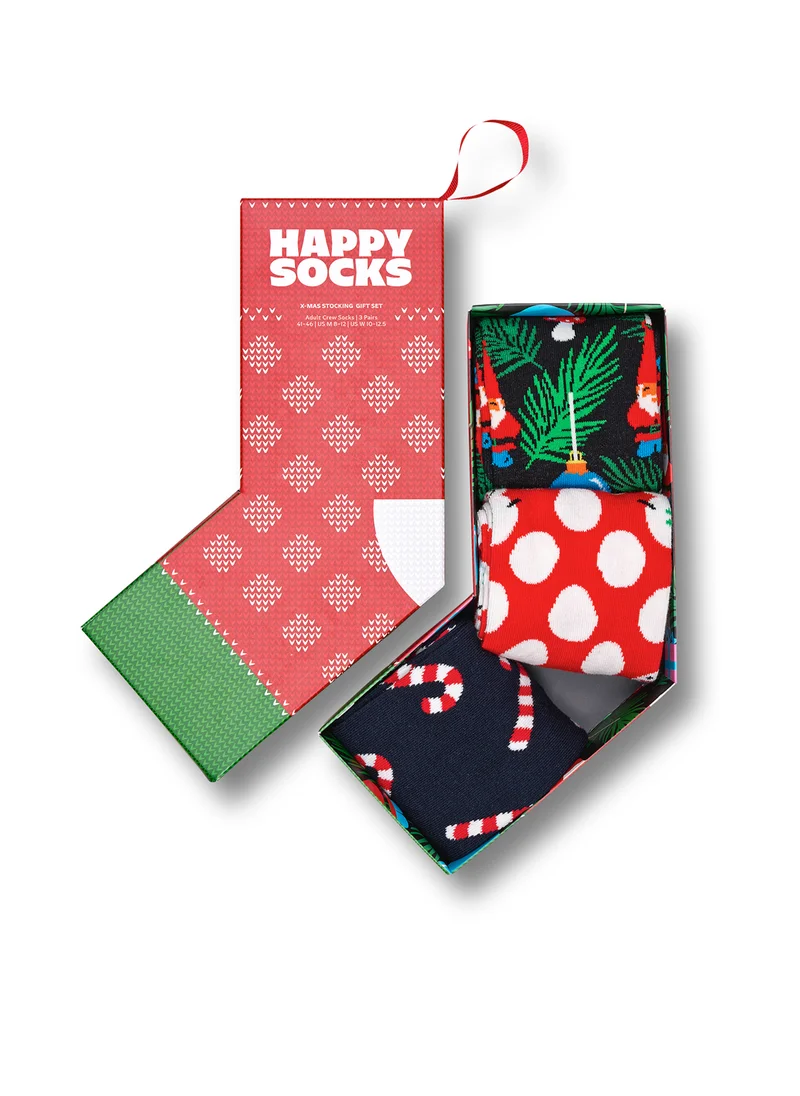 Happy Socks 3-PACK X-MAS STOCKING SOCKS GIFT SET