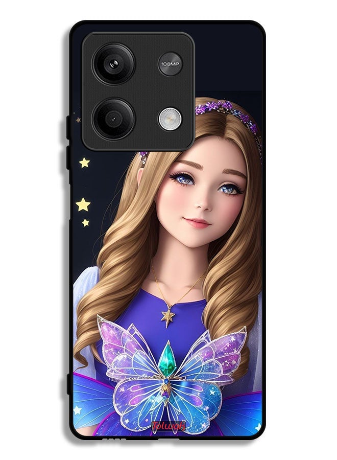 Tolwak Xiaomi Redmi Note 13 Protective Case Cover Cute Butterfly Girl - Image 1