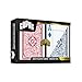 Copag 4Color Legacy Design 100 Plastic Playing Cards Bridge Size Narrow Jumbo Index RedBlue Double Deck Set - Image 2
