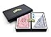 Copag 4Color Legacy Design 100 Plastic Playing Cards Bridge Size Narrow Jumbo Index RedBlue Double Deck Set - Image 4