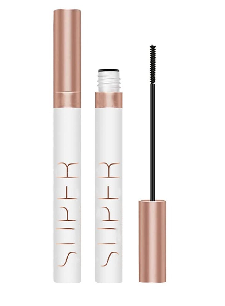 Excefore 4D Mascara for Fine Short Eyelash, Waterproof Extra Long Lash Eyelashes,Voluminous Eyelashes, Long Lasting, Smudge-proof (Black, 3ml) - Image 1