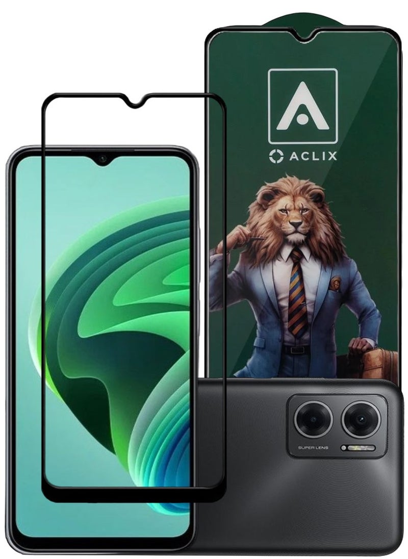 ACLIX Antistatic ESD Dustproof Premium Quality High Definition Tempered Glass Screen Protector Designed For Xiaomi Redmi Note 11E - Image 1