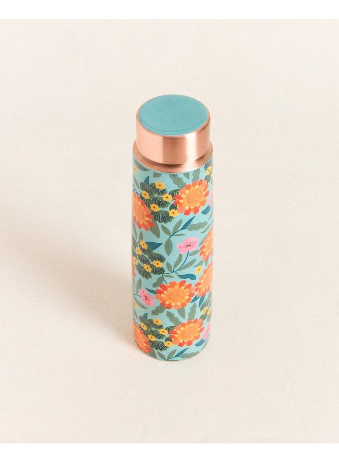 Chumbak Marigold Copper Bottle - Image 2