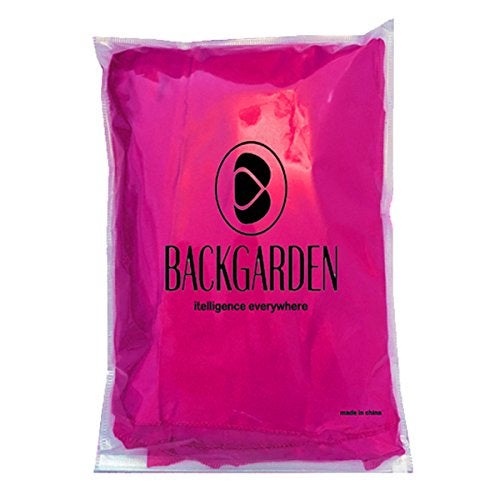 Backgarden Ladies 20 Yard Elegant Satin Long Full Skirt for Ballroom Belly Dance Performance Costume Dress Rose Red - Image 5
