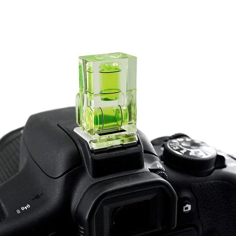 Quikprof Double Axis Bubble Level Gradienter for Canon Nikon & Other Standard Hotshoe Camera - Image 1