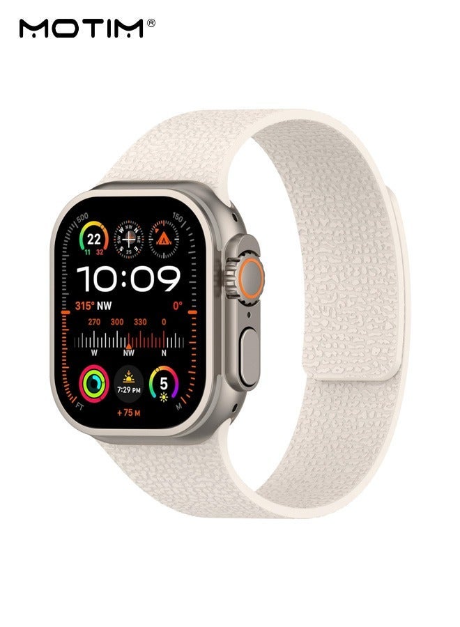 Motim Watch Strap Suitable for iWatch Series 11/10(46mm), Magnetic Wristband Adjustable Silicone Strap for iWatch Ultra Series11 10 9 8 7 6 SE - Image 1