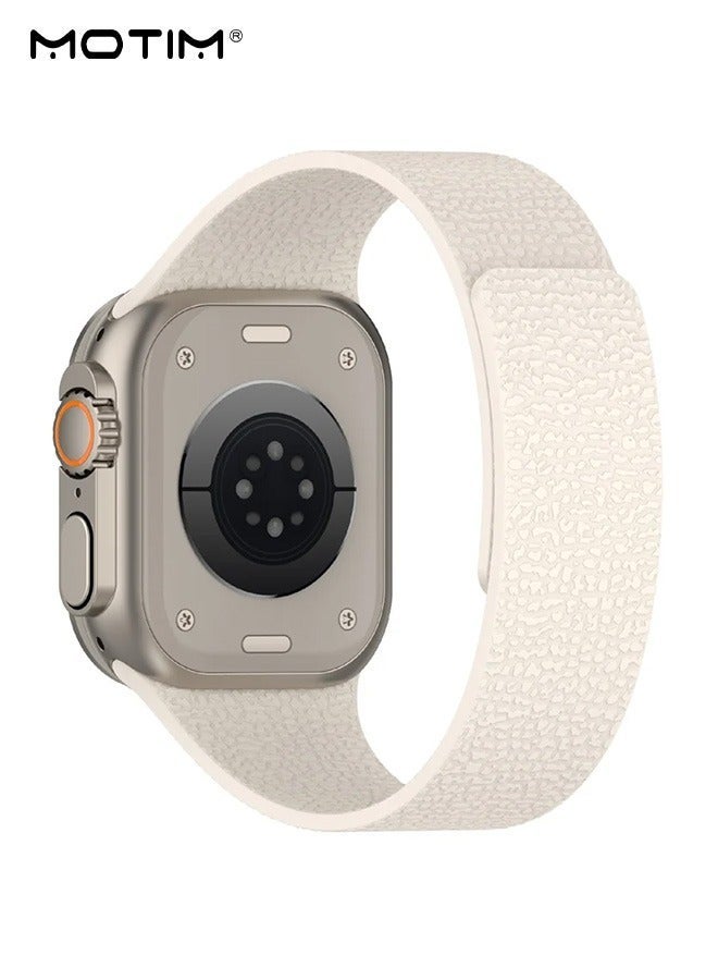 Motim Watch Strap Suitable for iWatch Series 11/10(46mm), Magnetic Wristband Adjustable Silicone Strap for iWatch Ultra Series11 10 9 8 7 6 SE - Image 2