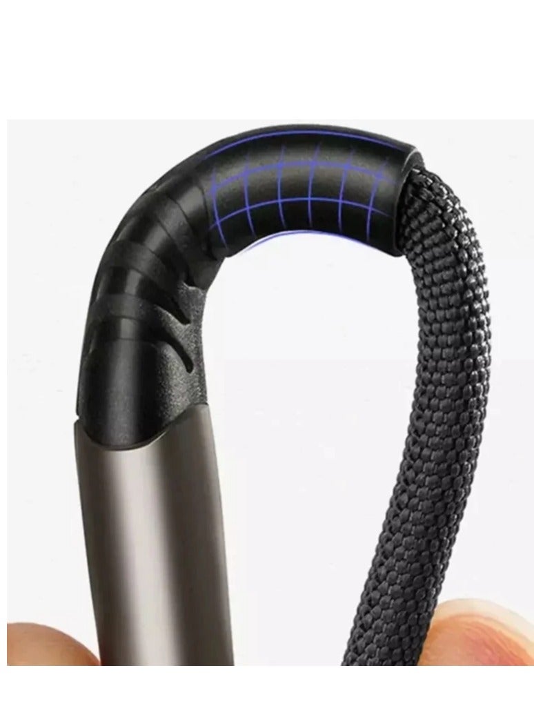 جو-ديز كيبل GO DES شحن سريع قماش للايفون USB بطول 1 متر - Image 5
