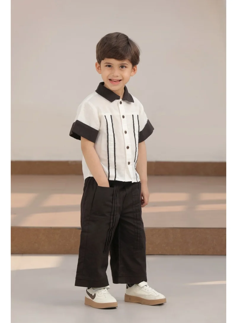 Luxe & Hardy Everwood Ensemble Boys Shirt & Pant Set