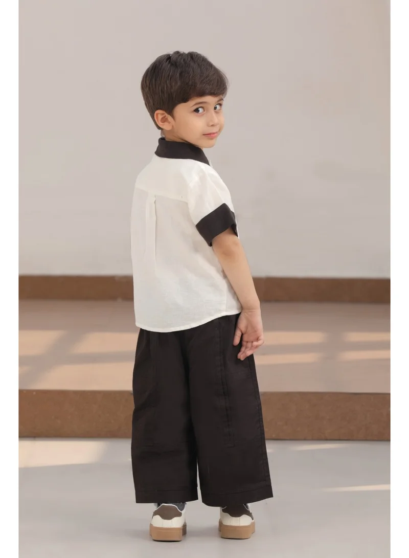 Luxe & Hardy Everwood Ensemble Boys Shirt & Pant Set