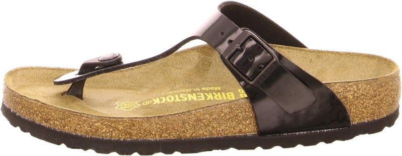 Birkenstock Gizeh Women's Fashion Sandals in Patent Black, Size 41 EU - Image 3