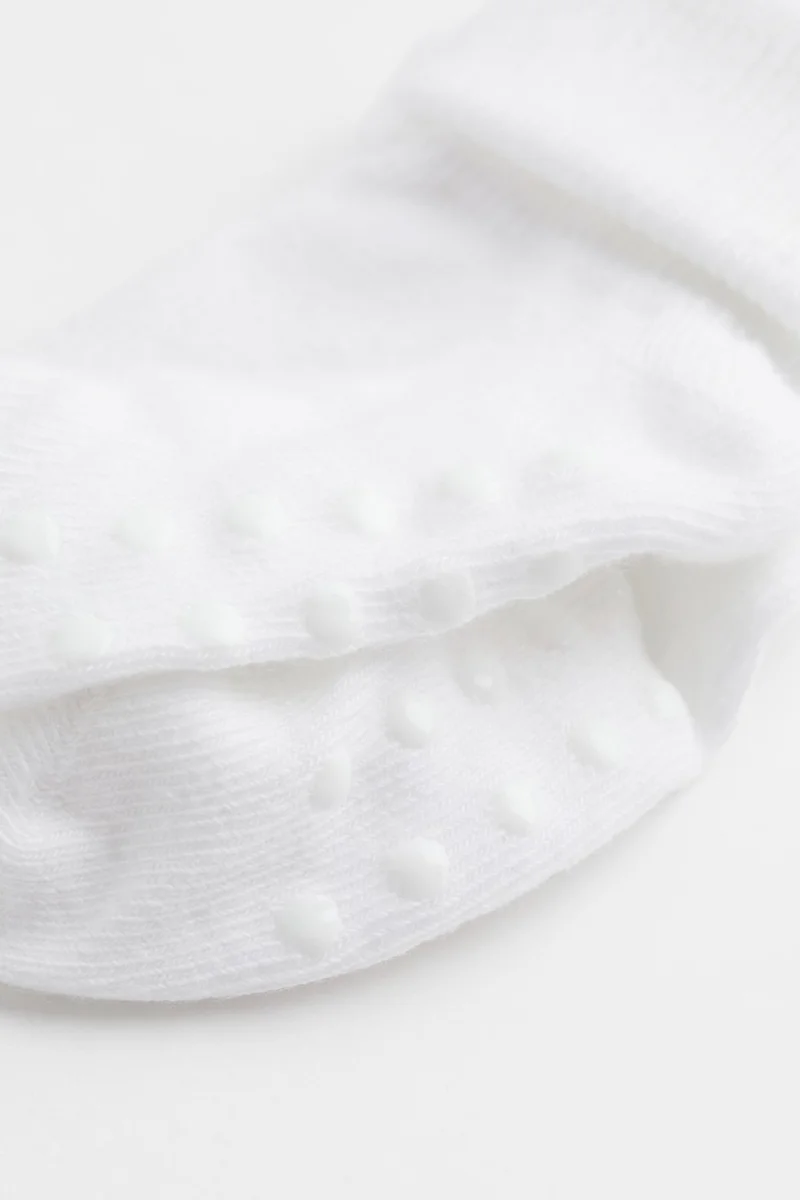 ميم سوكس 5-Piece Organic Cotton Non-Slip Kids/Baby Socks Special Boxed